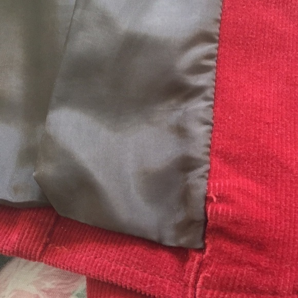 Bets by Canvasbacks Red Corduroy Blazer Size 8 - Picture 15 of 16